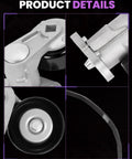 Detailed view of AC Serpentine Drive Belt Tensioner Kit Fits Chevy Silverado Suburban Tahoe GMC Sierra Yukon And Avalanche Escalade 2000 To 2008 Replaces 19311139 90K 38159 Easy Install Plug And Play