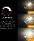 Vintage Edison Style LED Tube Bulbs T10 4000K Daylight 4W Dimmable With E26 Base 40 Watt Equivalent Clear Glass for dimming levels