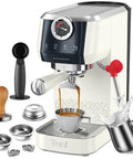 58mm Dual Boiler Espresso Machine Workhorse With Quick Milk Frothing PID NTC Temp Control 20 Bar ULKA Pump Stainless Steel