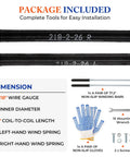Heavy Duty Pair of 2 Inch Garage Door Torsion Springs for Standard 7 to 8 Foot Doors with 0.218 Inch Wire, 2 Inch ID