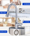 Touchless Kitchen Faucet With Pull Down Sprayer, Motion Sensor Hands Free, 270 Degree Swivel, Magnetic Dock, Chrome Finish