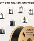 Hyper PLA Filament 1.75mm 1 Kg Spool Black For Crazy Fast 3D Printing Up To 600mm Per Second Fits Most FDM Printers