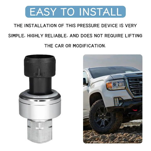 AC Pressure Sensor Switch Replacement For Cars And Trucks, OEM 1551343 High Pressure Refrigerant Transducer, Plug And Play AC Sensor