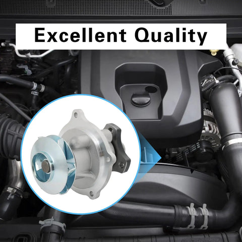 Tough As Nails Water Pump And Gasket Replacement Kit Fits Chevrolet GMC Colorado with pre-tested pump assembly visible.