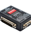 RS232 Breakout Tester LED Monitor Module with DB9 Male and DB25 Female connectors for serial data link debugging.