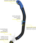 Ikarus And Orion Snorkel Mask Set Travel Ready No Fuss Lightweight Comfort Hypoallergenic Silicone Skirt Easy Breath Snorkel Included