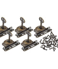 Set Of Five Antique Furniture Locks For Cabinets And Drawers With Old School Vibe Vintage Wood Box Lock With Key Retro Sliding Door Lock Kit