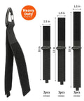 Eight Piece Heavy Duty Cable Organizer Set For Garage And Workshop Storage With Durable Straps Holds Cables Hoses And Ropes Triangle Buckle
