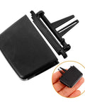 All Purpose Adjustable Car Air Vent Tab Clip For Automotive Outlets Slick DIY Install No Tools Needed Black ABS And PC Material Universal Fit Durable Vent Clip For Auto AC Vents, black vent clip close-up