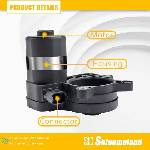 Close-up of Two Piece Left And Right Electric Parking Brake Actuator Motors With Sealing Rings For Ford Edge Fusion Escape