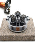 5 Inch Bush Hammer Plate For Stone And Concrete Coating Removal And Surface Roughening CSP 4 5 Anti Slip Floor Prep