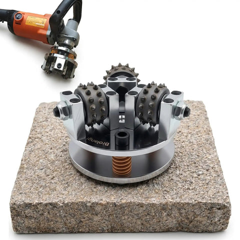 5 Inch Bush Hammer Plate For Stone And Concrete Coating Removal And Surface Roughening CSP 4 5 Anti Slip Floor Prep