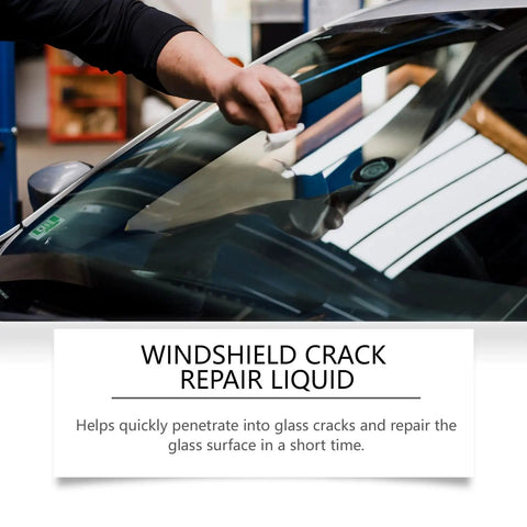 DIY Windshield Crack Repair Kit With Quick Fix Resin For Chips, Star Cracks, Bullseyes, And Long Cracks, Easy Do It Yourself Set For Cars, Trucks, Windows, And Mirrors, Restores Glass Clarity Black 2 Pack
