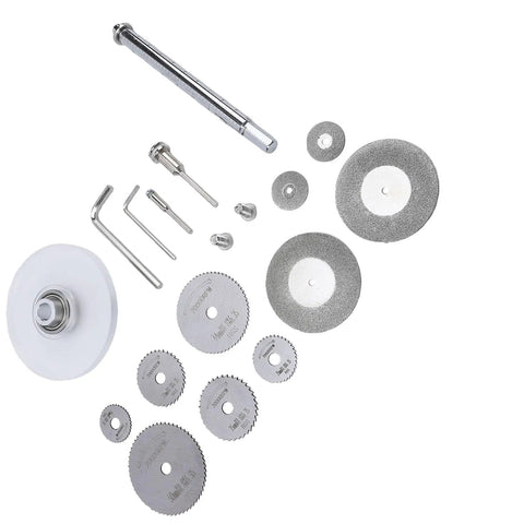Internal PVC Pipe Cutter Kit With Adjustable Depth Gauge Guide Pro Grade Tool 6 Replacement Saw Blades And 4 Grinding Discs