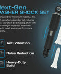 Washer Shock Absorber Replacement Kit 3 Pack For LG And Kenmore Sears Washers Exact Fit 383EER3001S 383EER3001V