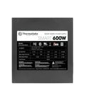 Beefy 600W ATX Power Supply With 80 Plus Certified Efficiency And Active PFC, Rock Solid For Gamers And Builders