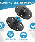 Killer Grip 100 Pack Panel Mounting Clips Built Hella Tough For Boats Rv Walls And Marine Upholstery Heavy Duty fasteners displayed.