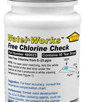 Big League Free Chlorine Test Strips Quick Five Second Read 0 To 25 Ppm Range Easy Dip And Read Pack Of Fifty For Pools And Tubs.