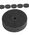 Heavy Duty 6Pc Nylon Polishing Wheels With 10mm Hole For Grinder Buffing Metal Wood Stone Furniture Car Detailing And Marble Finishing Kit, showing larger buffing wheel and smaller discs.