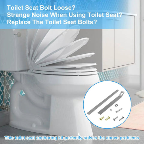 Toilet Seat Anchor Kit With Replacement Bolts And Screws For Toilet Seats Compatible With K 84999 K 3386 K 3393 K 3398