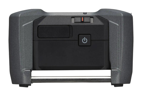 Back view of the Professional Field Recorder for Filmmakers and Musicians with Two Locking XLR and TRS Inputs, 32 Bit Float.