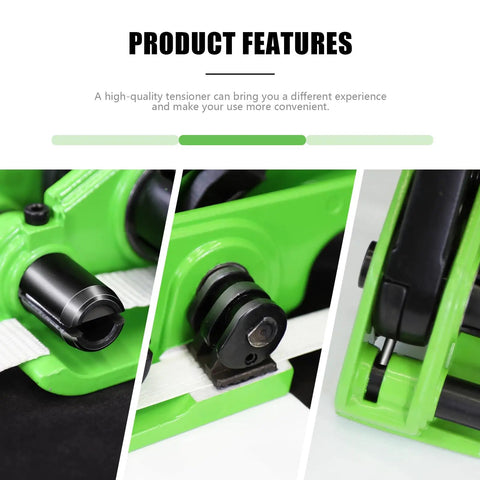 Beefy Heavy Duty Banding Tensioner And Cutter Windlass For One Half To Three Quarter Inch Polypropylene Woven Straps Handheld Packaging Tool close-up