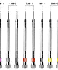 8 Piece Precision Jewelers Screwdriver Set 0.8mm To 1.6mm For Watches Eyeglasses And Jewelry Repairs Pro Grade Tools Kit