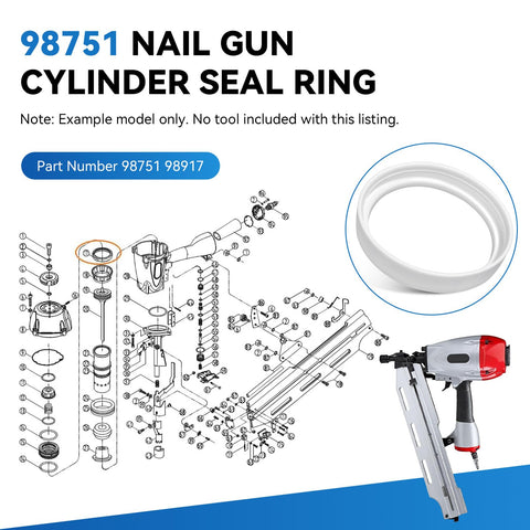 Framing Nail Gun Cylinder Seal Ring Replacement Part For 98751 Fits Framing Nailer Get Your Tool Back In Action Easy Maintenance Kit