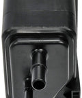 911-268 Evaporative Emissions Vapor Canister Replacement for Select Chevy and GMC Rigs, front view of black plastic canister