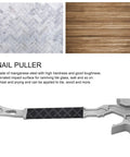15 Inch All In One Demolition Tool With Pry Bar Hammer Chisel Wrecking Bar And Nail Puller for tiling and wood removal