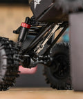 Heavy Duty Stainless Steel Drive Shafts For Redcat Ascent 18 Apex with reinforced suspension components and rugged tires.