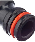 Close-up of Three Way Quick Diverter Hose Fittings with easy snap on ends, showing automatic quick connects for garden water lines.
