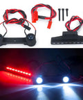 LED Light Strips Kit For One Sixteenth Mini ERVEO RC Car Buggy Upgrade Parts Front And Rear Taillights Spotlight Lamp Bar