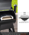 Wood Fired Pizza Oven Attachment For Pellet Grills Turns Your Grill Into A Pizza Night Upgrade With A 13 Inch Square Stone