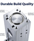 Battle Tested Heavy Hitter 90 Degree Flip Pneumatic Cylinder showing durable aluminum alloy body and hardened steel piston.