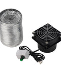 Super Handy Usb Adjustable Soldering Fume Extractor Smoke Absorber Fan With Duct Pipe, 8 cm duct with USB fan and control switch.