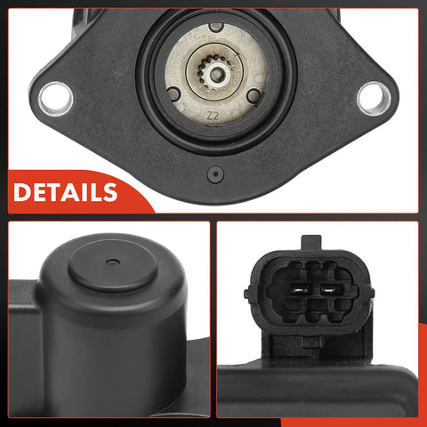 Rear Parking Brake Actuator Motor For Tesla Model 3 And Model Y Rwd 2017 To 2023 Replacement detail view showing motor housing and connector.