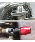 Universal 10AN Turbo Oil Return Drain Adapter Kit For KKK K03 K04 TD04 TD05 Fits Ihi Rhf Perfect billet aluminum adapter on turbo housing