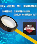 Three Eighths Inch By Thirty Six Yards Five Mil Kapton Tape Polyimide High Temperature Heat Resistant Tape With Silicone Adhesive