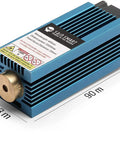 5.5W Fixed Focus Laser Module Kit For CNC Router Machines Engraving And Cutting, blue aluminum body, 90mm length, 33mm width