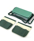 Workhorse Garden Stool And Kneeler With Tool Bags Converts From Kneeler To Seat For Easy Outdoor Tasks Soft Kneeling Pad Lightweight Portable Bench