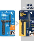 Packaging of Bike Chain Breaker Tool With Spare Link Heavy Duty Chain Splitter for single and multi-speed chains, new look announcement.