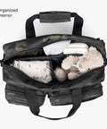 Open Deuce 4th Gen Tactical Diaper Bag For Dads With Included Changing Mat And Stroller Straps Water Resistant 600D Polyester showing interior