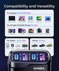 Compatibility and versatility chart for Blazing 120W USB C Car Charger With Four Ports And PD 3.0 Quick Charge.
