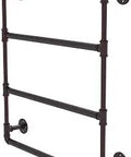Industrial Style 36 Inch Wall Mounted Ladder Towel Bar In Antique Bronze From Pipeline Collection With Powder Coated Pipe Finish Rugged Durability Built To Last Easy Mount And Limited Lifetime Hardware Included