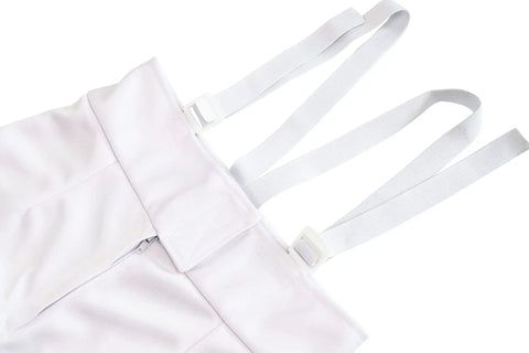350N Fencing Uniform Full Set Pants Jacket Vest For Foil Epee Saber White Pro Grade Practice Gear with Zipper and Straps