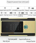 Fingerprint password dual control panel on Heavy Duty Home Security Box Safe Built Tough As Nails From Microcarbon Alloy Steel