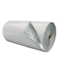 Double Bubble Reflective Foil Insulation Roll 48 X 75 Feet 300 Square Feet showing white and silver reflective surface for attics.