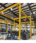 Heavy Duty Freestanding Suspension Bridge Overhead Crane System For Garage 1 Ton 500Kg lifting equipment in workshop.