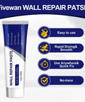 All Purpose Drywall Repair Kit With Scraper For Walls Hole Filler And Crack Repair Quick Drying Paste tube and features